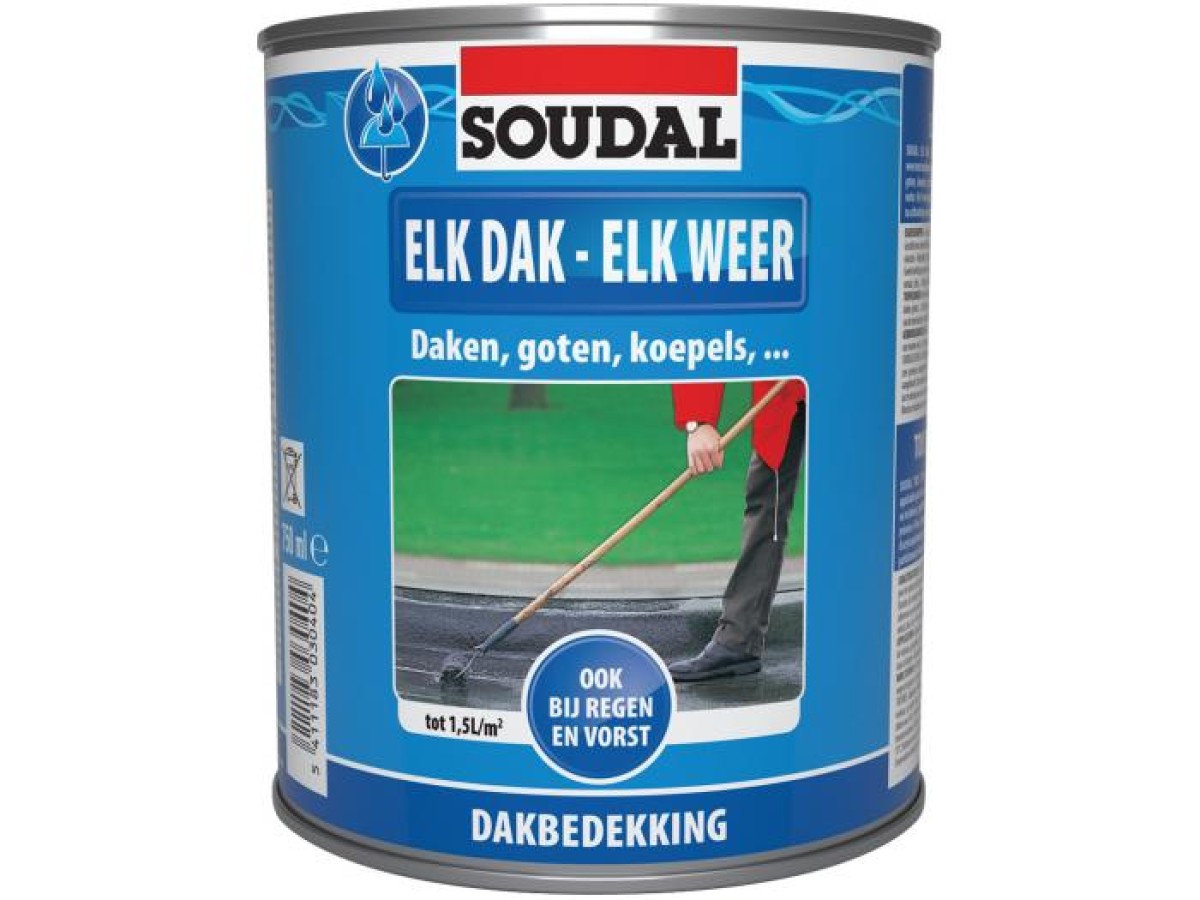 Soudal Elk Dak - Elk Weer|Grijs 750ml